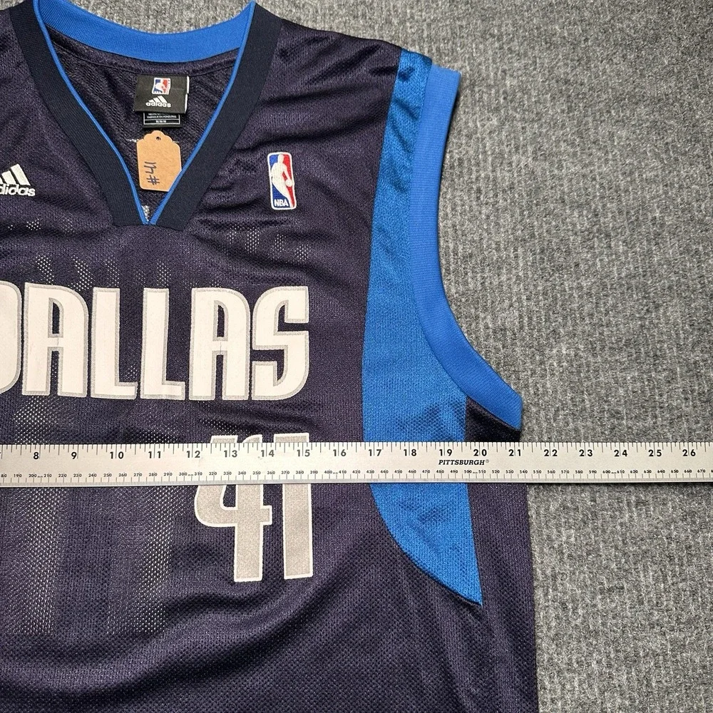 DIRK NOWITZKI #41‎ NBA DALLAS MAVERICKS SWINGMAN HOME JERSEY Adidas Size Medium